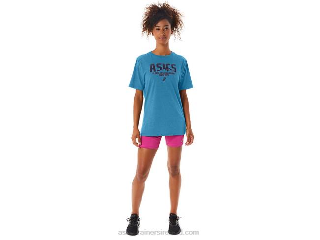 1977 MTn Tee Island Blue Heather Asics XXPD42