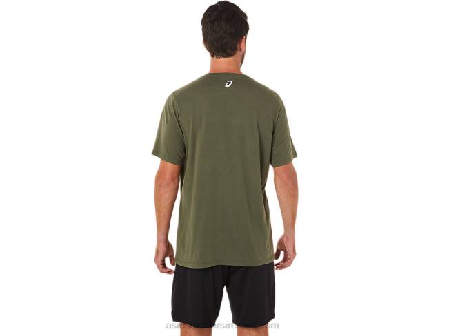 1977 Sportswear Tee Olive Canvas Asics XXPD1654