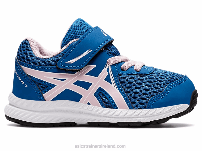 Contend 7 Toddler Size Lake Drive/Barely Rose Asics XXPD4480