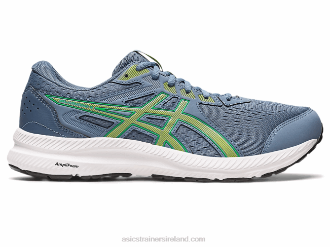Gel-Contend 8 Steel Blue/Lime Zest Asics XXPD530