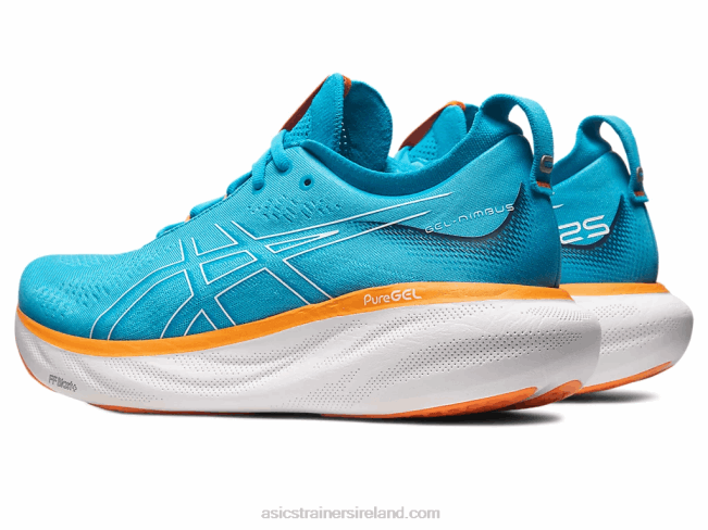 Gel-Nimbus 25 Wide Island Blue/Sun Peach Asics XXPD341