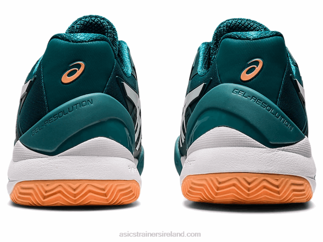 Gel-Resolution 8 Clay Velvet Pine/White Asics XXPD1224