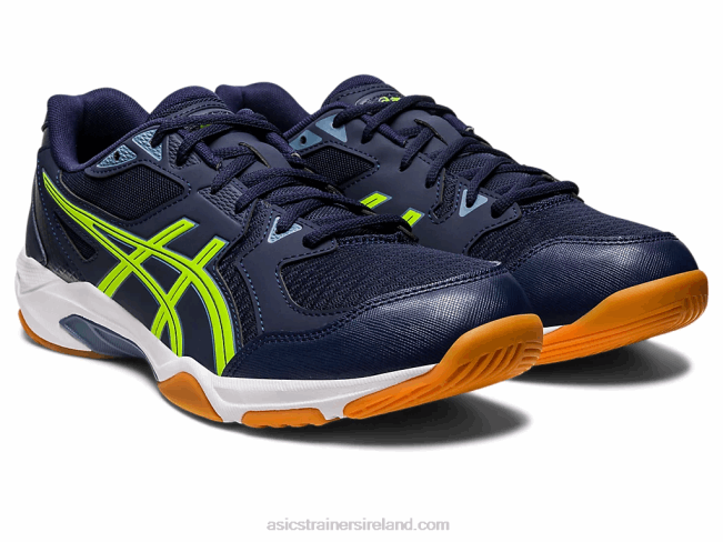 Gel-Rocket 10 Wide Midnight/Hazard Green Asics XXPD442
