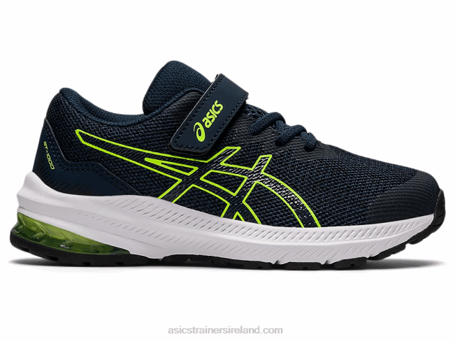 Gt-1000 11 Pre-School French Blue/Hazard Green Asics XXPD4457