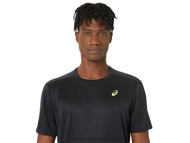 Lite-Show Mesh Short Sleeve Top Performance Black Asics XXPD120