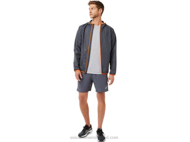 Men\s 7in 2 In 1 Short Carrier Grey/Performance Black Asics XXPD1904