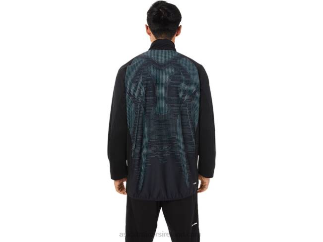 Men\s Actibreeze Jacquard Jacket Performance Black Asics XXPD1516