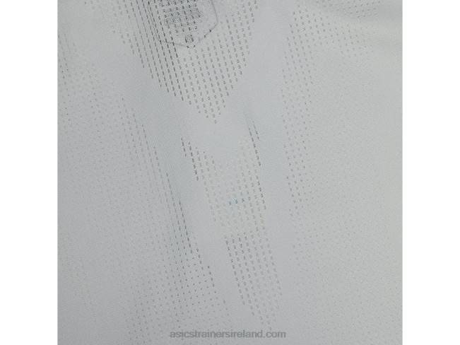 Men\s Actibreeze Jacquard Polo Shirt Glacier Grey Asics XXPD275