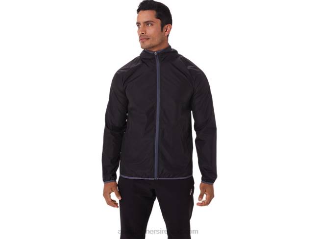 Mens Packable Jacket Performance Black Asics XXPD1793