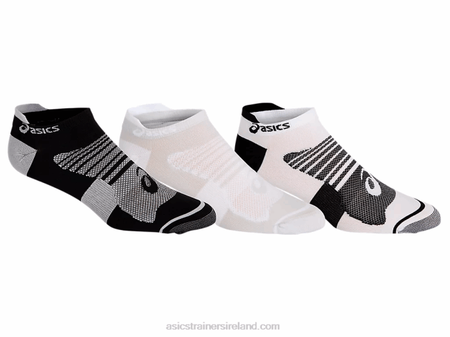 Mens Quick Lyte Plus 3Pk Brilliant White/Black Asics XXPD1610