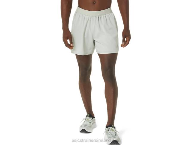 Mens Road 2-N-1 5in Short Light Sage Asics XXPD502