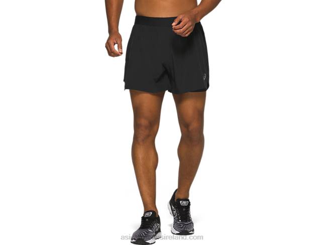 Mens Road 2-N-1 5in Short Performance Black Asics XXPD1969