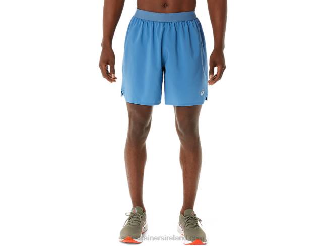 Mens Road 2-N-1 7in Short Azure/Performance Black Asics XXPD1098