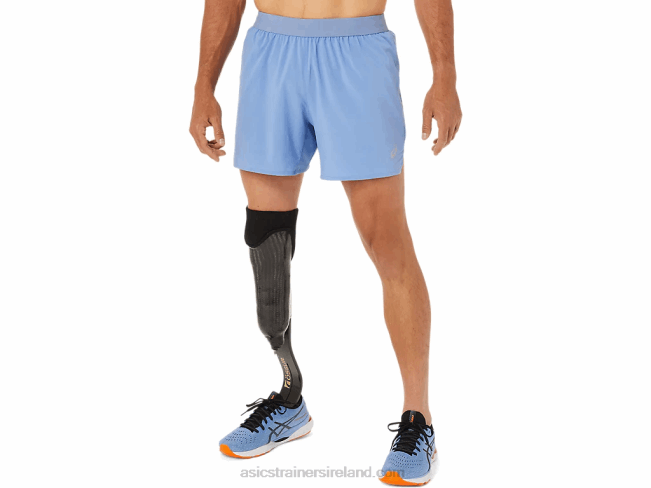 Mens Road 5in Short Blue Harmony Asics XXPD1321