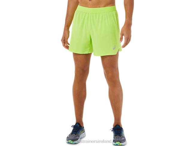 Mens Road 5in Short Hazard Green Asics XXPD1494
