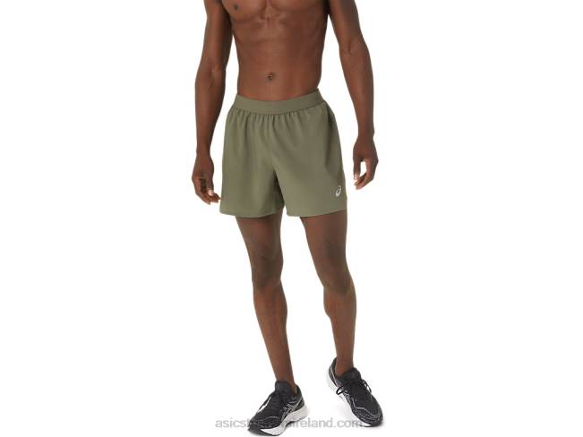 Mens Road 5in Short Mantle Green Asics XXPD1109