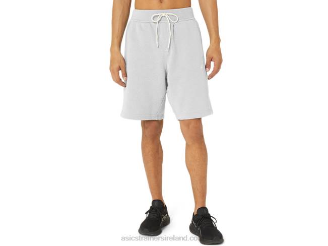 Mens Sunday Sana Fleece Short Light Grey Heather Asics XXPD13