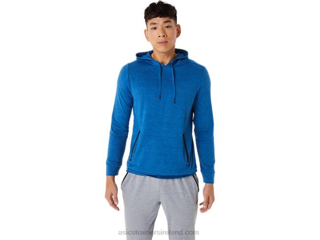 Mens Tech Pullover Hoodie Lake Drive Heather Asics XXPD1420