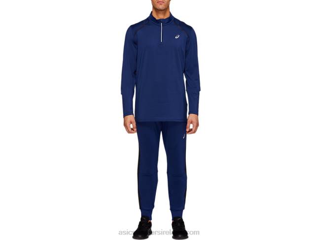 Men\s Thermopolis Jogger Blue Expanse Heather/Black Asics XXPD2115