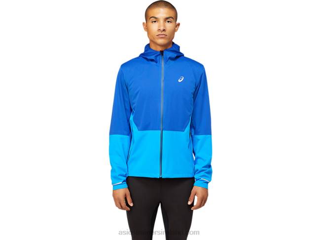 Mens Winter Accelerate Jacket Monaco Blue/Electric Blue Asics XXPD1615