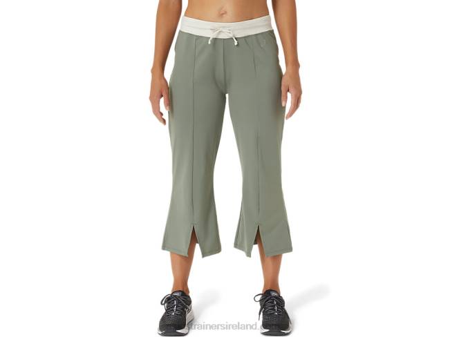 W Repurposed Flare Pant Lichen Green/Birch Asics XXPD2740