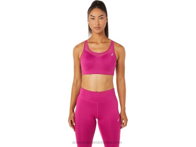 Womens Accelerate Bra Fuchsia Red Asics XXPD3563