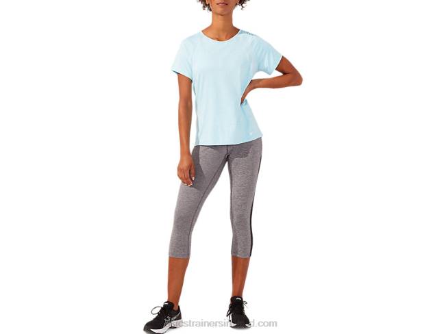Women\s Kate Mesh Capri Dark Grey Heather Asics XXPD4166