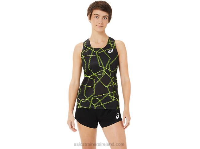 Womens Light Mesh Singlet Performance Black Asics XXPD3405