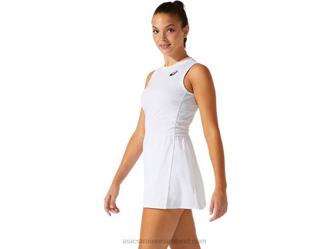 Women\s Match Dress Brilliant White/Brilliant White Asics XXPD4067