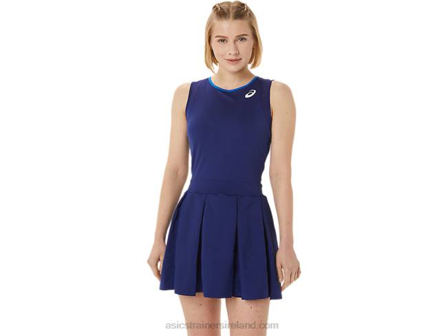 Womens Match Dress Dive Blue Asics XXPD3042