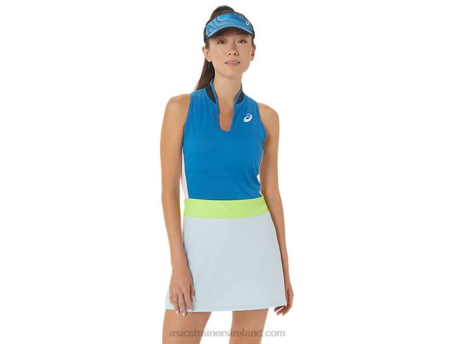 Womens Match Dress Reborn Blue/Sky Asics XXPD2250