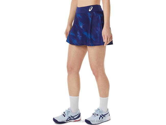 Women\s Match Graphic Skort Dive Blue Asics XXPD3064