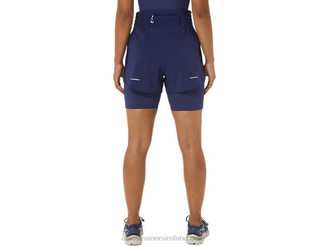 Women\s Nagino 4in Run Short Indigo Blue Asics XXPD2248