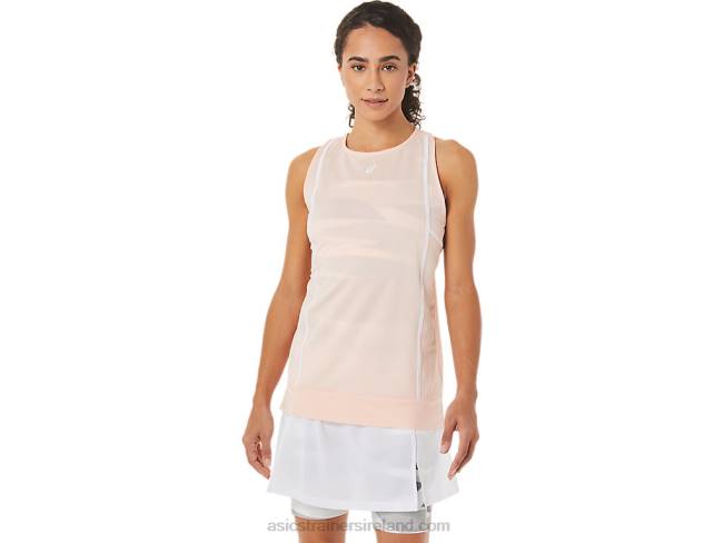 Womens New Strong 92 Tank Breeze/Brilliant White Asics XXPD3285