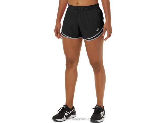 Womens Pr Lyte 25in Run Short Performance Black/Sheet Rock Asics XXPD3725