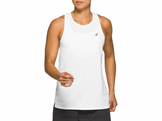 Womens Race Sleeveless Brilliant White Asics XXPD2830