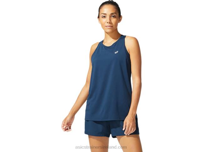 Womens Race Sleeveless French Blue Asics XXPD4078