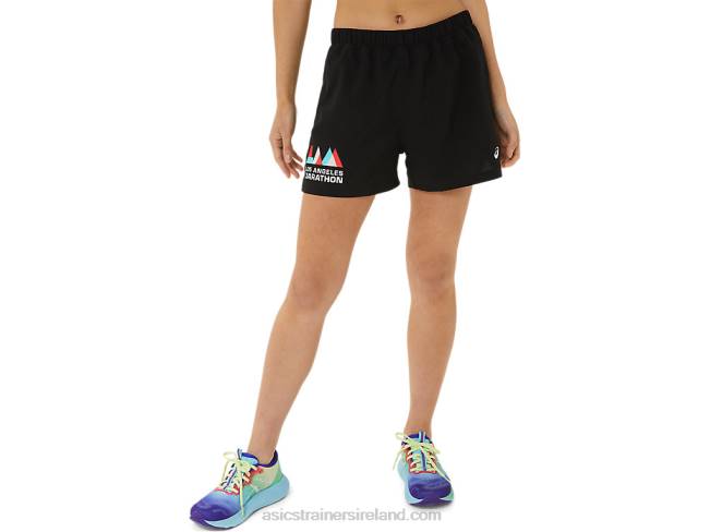 Womens Ready-Set 3in Short Lam Performance Black Asics XXPD3306