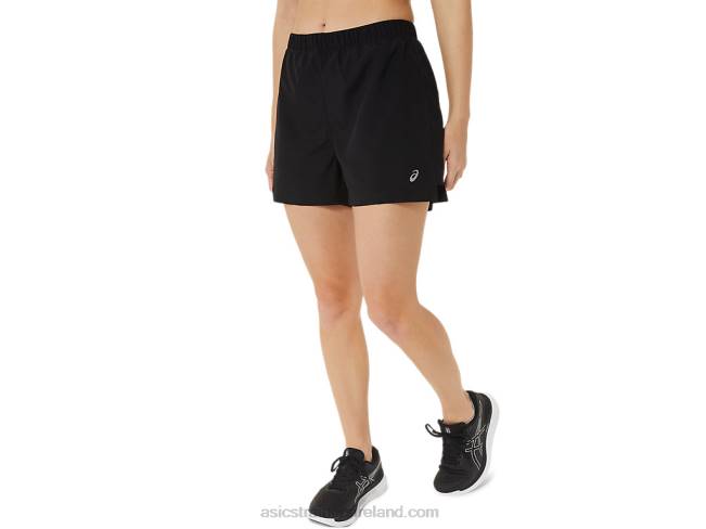 Womens Ready-Set 3in Short Performance Black Asics XXPD3457