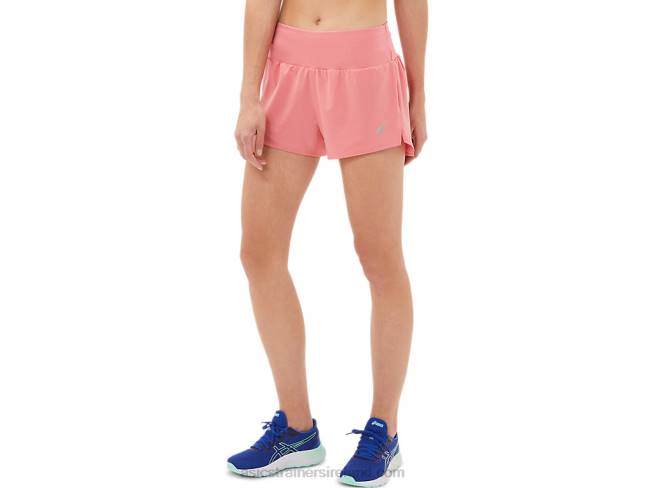 Womens Road 35in Short Peach Petal Asics XXPD3972