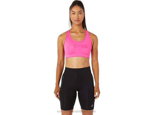 Womens Spiral Bra Pink Glo Asics XXPD3582
