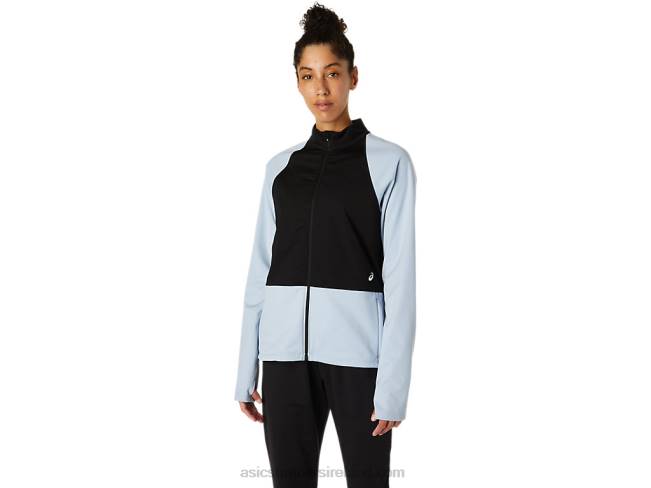 Womens Thermostorm Full Zip Jacket Mist/Performance Black Asics XXPD3638