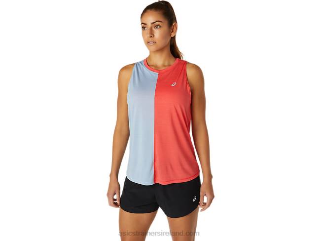 Womens Tokyo Tank Pink Grapefruit/Mist Asics XXPD3760