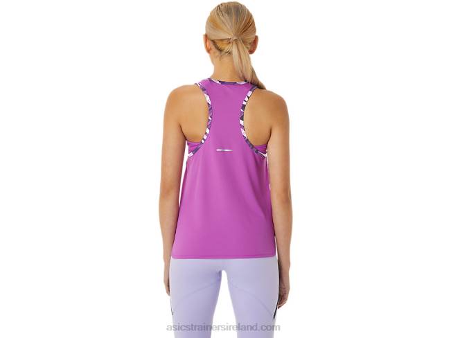 Women\s Wild Camo Tank Orchid/Lavender Glow Asics XXPD3068