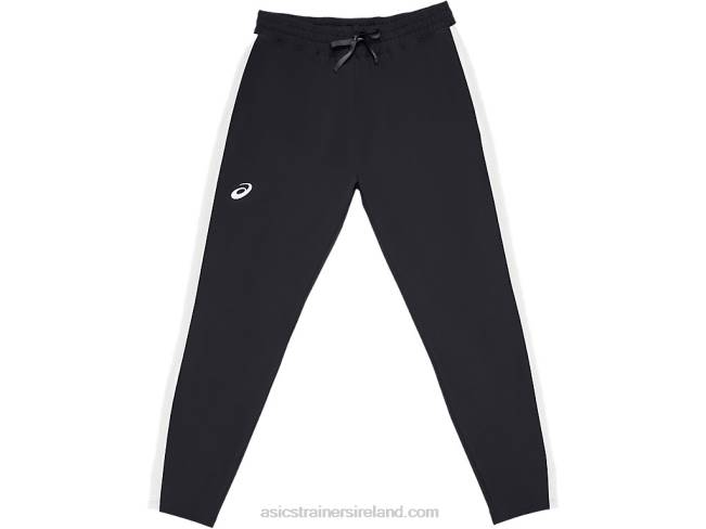 Womens Woven Track Bottom Team Black/Team White Asics XXPD4170